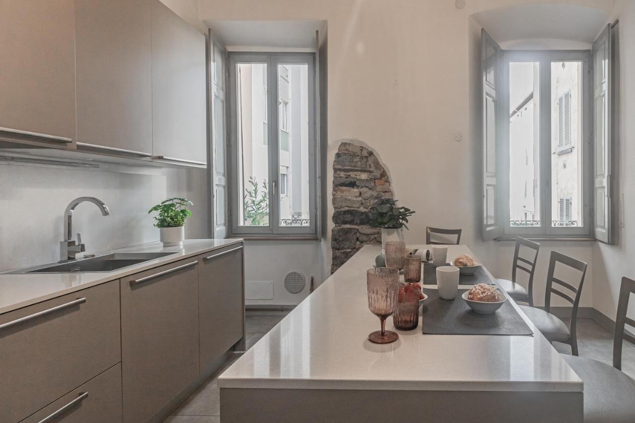 5 Min Historic Center Luxury White Lotus Mansion Apartment Como Exterior photo